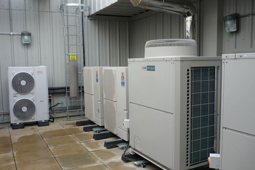 e-jet rail depot heating and cooling solutions