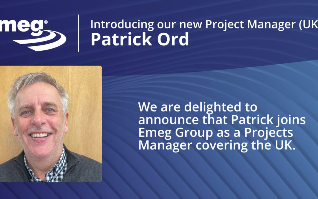 Patrick Ord – Emeg Group's new UK Project Manager