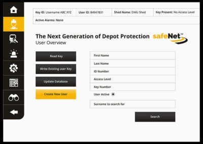 safeNet DPS user edit screen