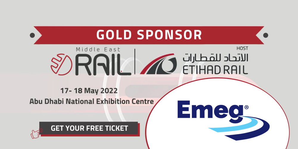 Gold Sponsor of Middle East Rail 2022 in Abu Dhabi